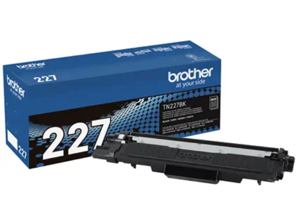 Brother TN227 Black Toner Cartridge, High Yield