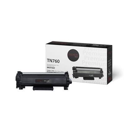 BROTHER TN760 TONER COMPATIBLE PREMIUM TONE 3K